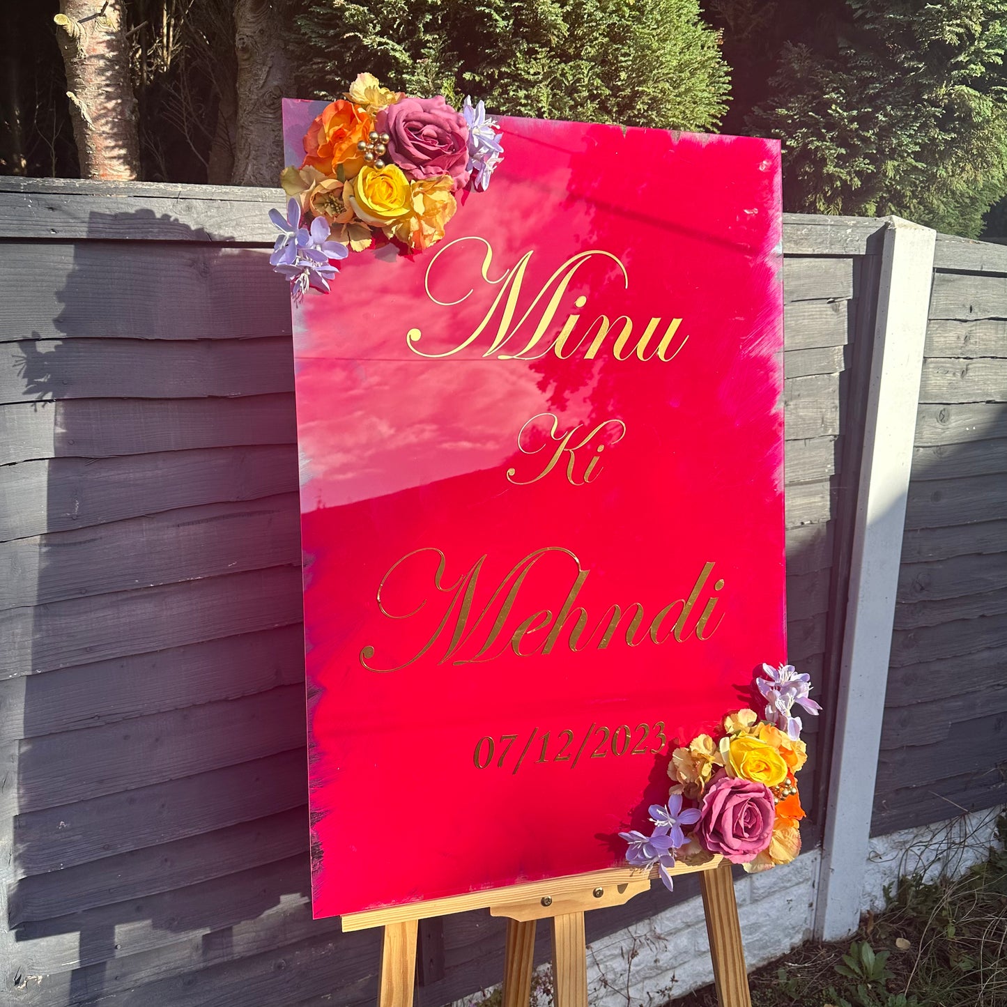 WeddingLuxStudio / Mehdni Welcome Sign